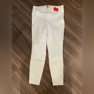 Spanx white brand new never worn skinny jeans